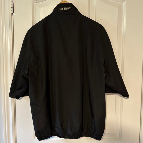 Short-Sleeve Golf Jacket Top Flite Men's Medium Lined Rain Coat Spring Fall - Picture 5 of 10